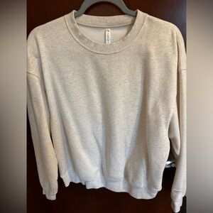 Fabletics Cream Sweatshirt